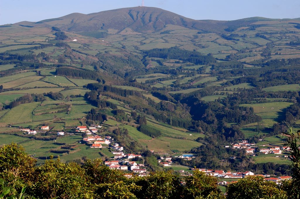 Blick auf die Caldeira von außen