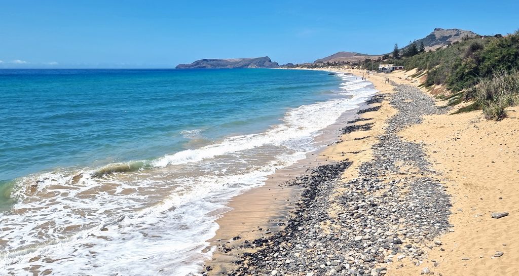 Ein Strand auf Porto Santo