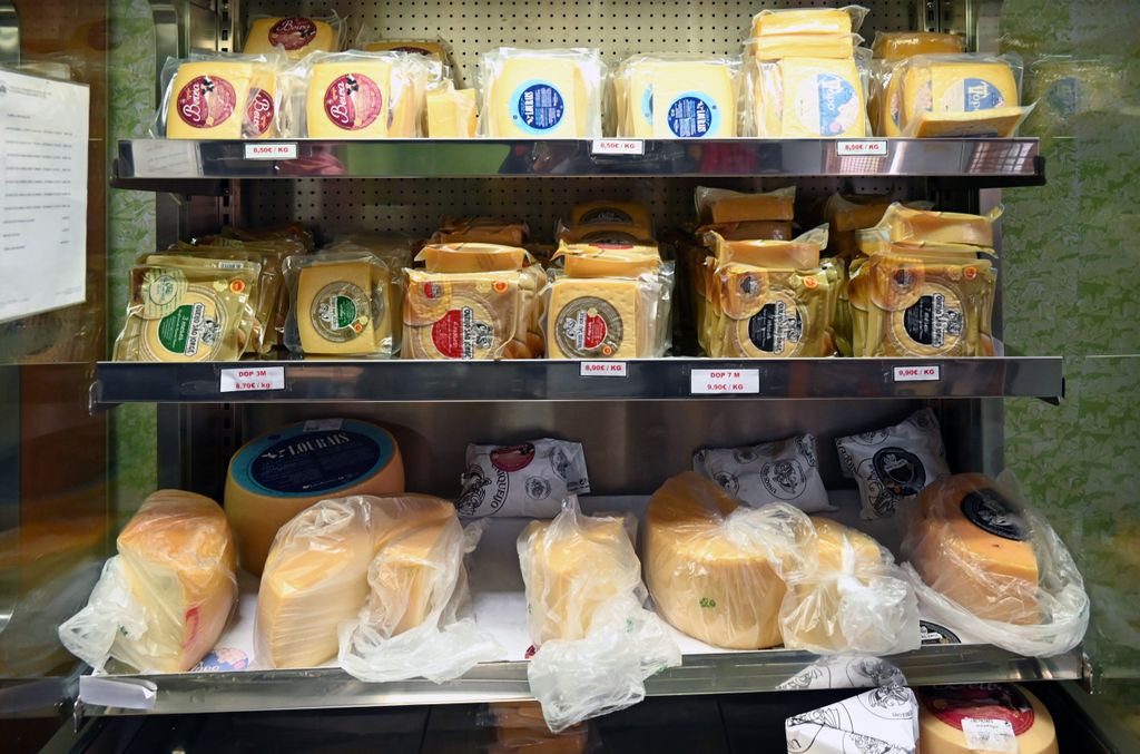 Käse-Angebot auf São Jorge