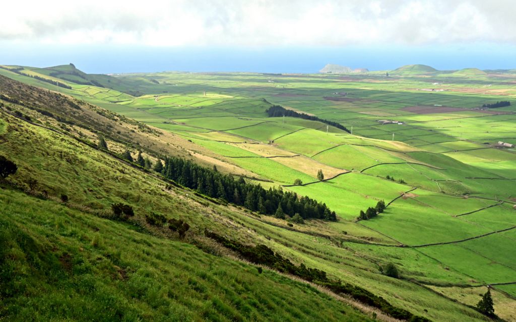 Der Höhenzug Serra do Cume auf Terceira