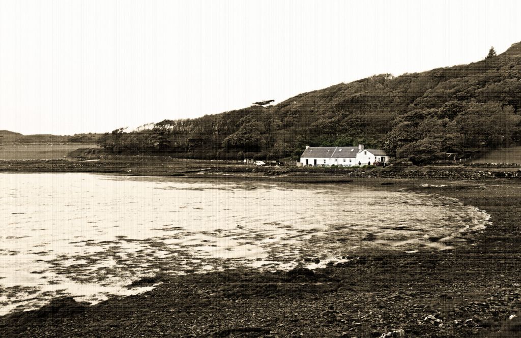 Küsten-Landschaft auf der Isle of Canna