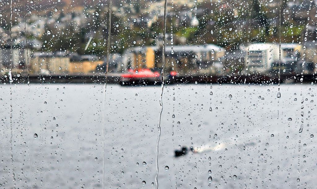 Regen in Fort William im Frühjahr 2024