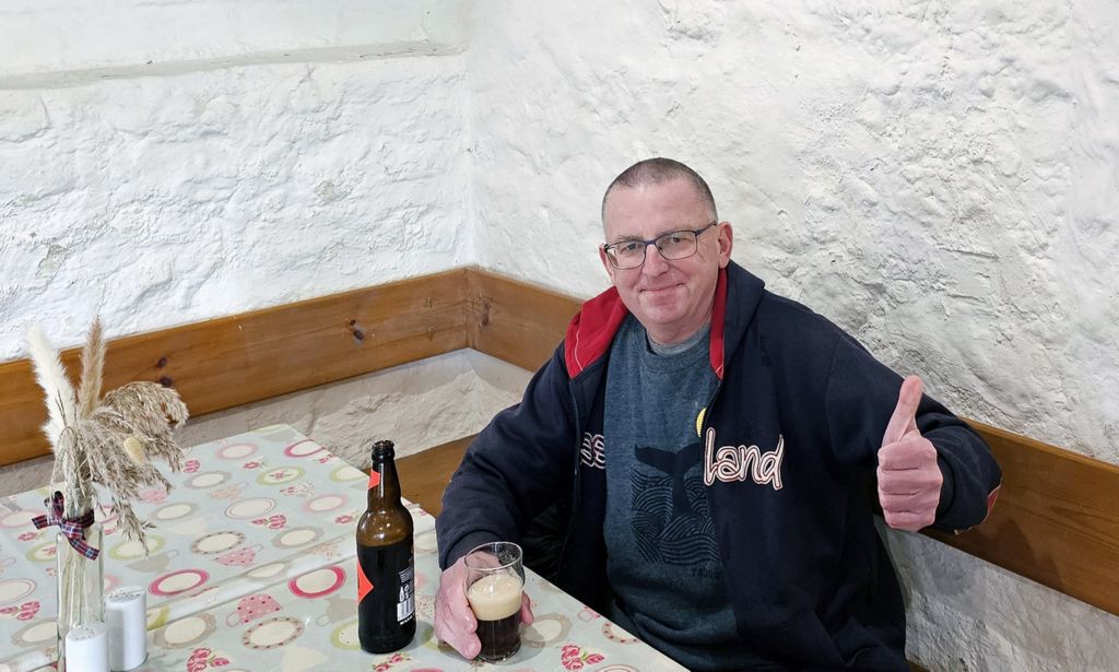 Zinnis Hafenbier auf der Isle of Mull