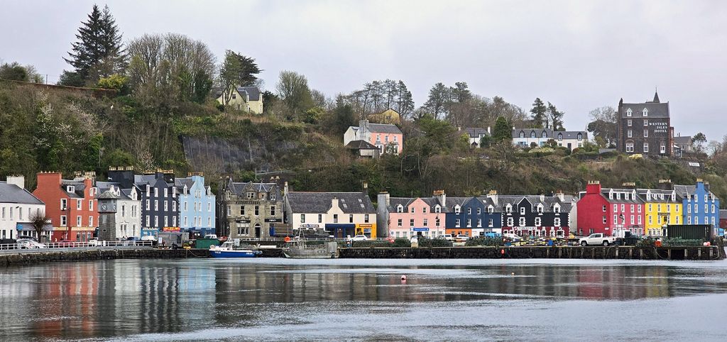 Blick auf Tobermory auf der Isle of Mull