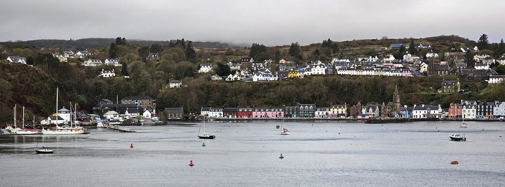Blick auf Tobermory auf der Isle of Mull
