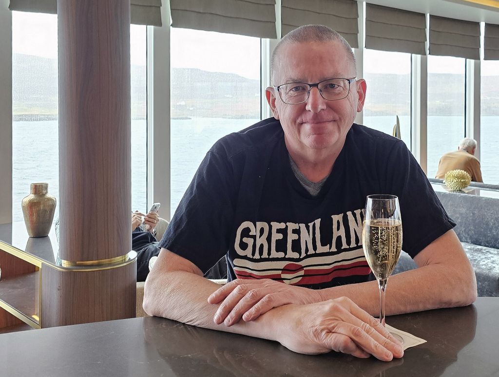 Champagner mit Aussicht auf die Isle of Skye