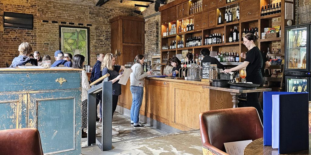 Im Pub „Old Brewery“ in London-Greenwich