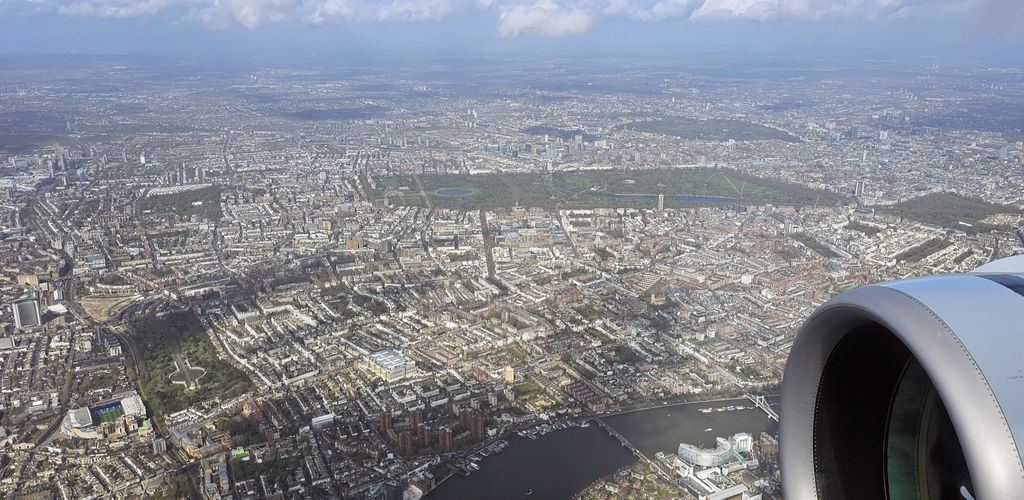 Blick auf den Hyde Park in London