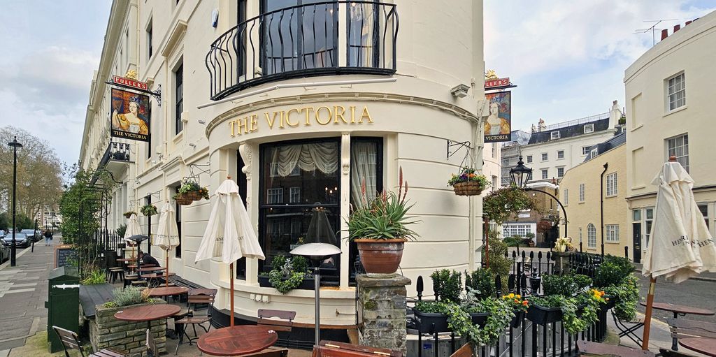 Das Pub „The Victoria“ in London-Paddington
