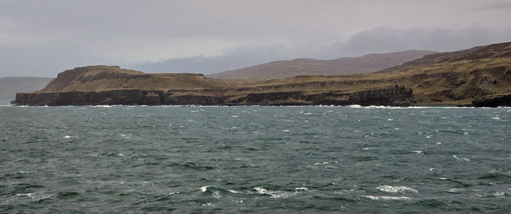 Blick auf das Ufer von Schottland