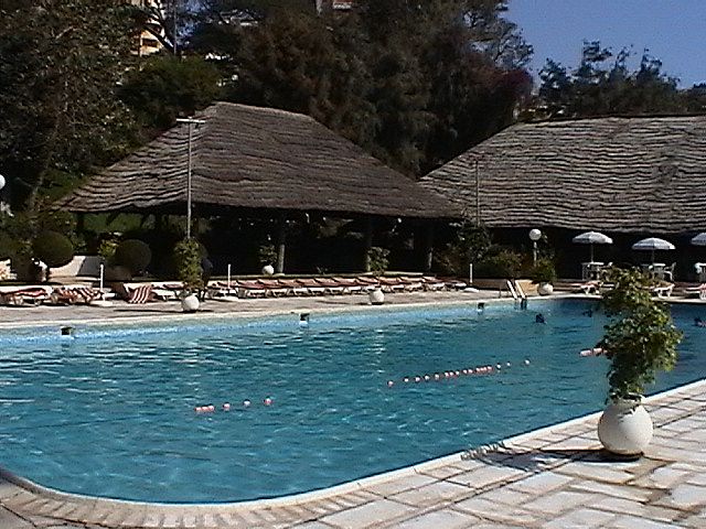 Der Pool des Sofitel Dakar