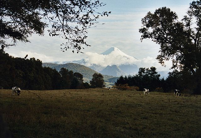 Der Vulkan Osorno in Chile