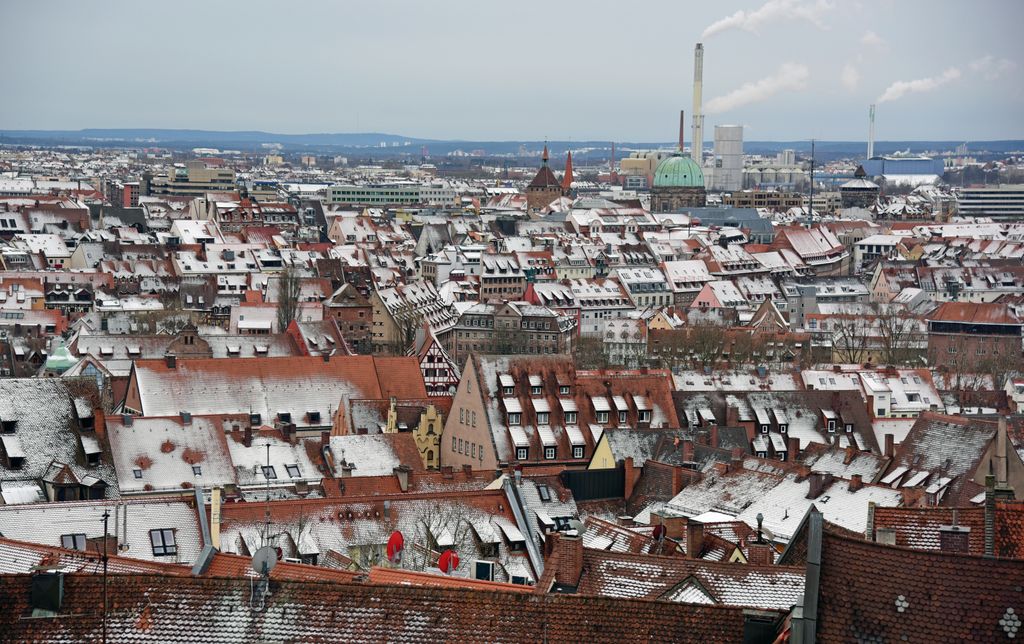 Blick auf Nürnberg von der Kaiserburg