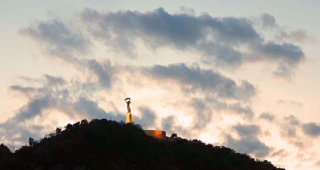 Die Freiheitsstatue in Budapest
