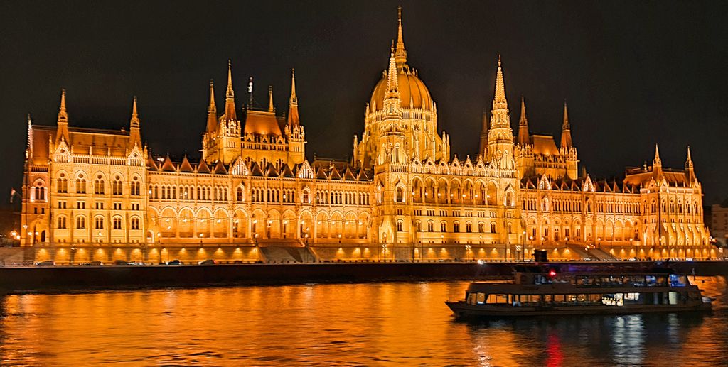 Das Parlamentsgebäude in Budapest