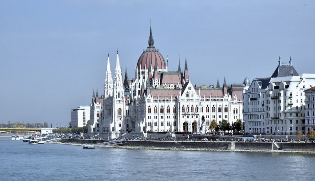 Das Parlamentsgebäude in Budapest