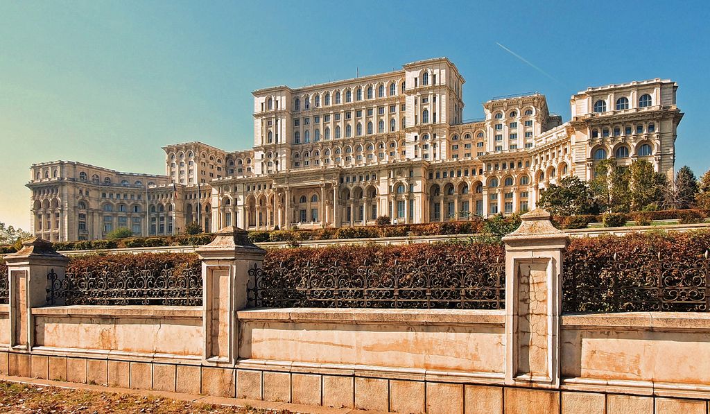 Der Parlamentspalast in Bukarest