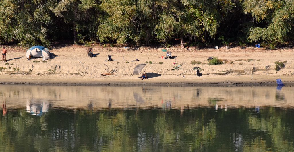Strandleben an der Donau