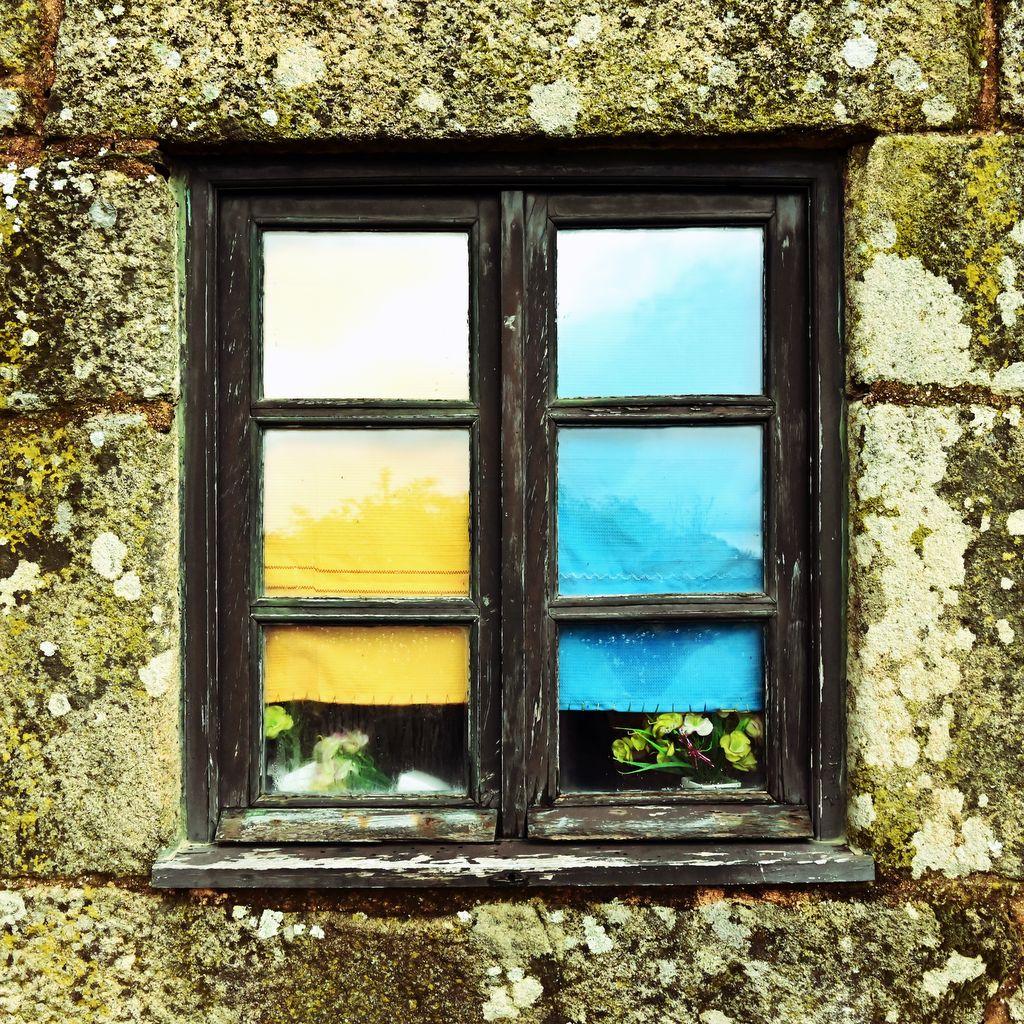 Ein Fenster in Castelo Rodrigo