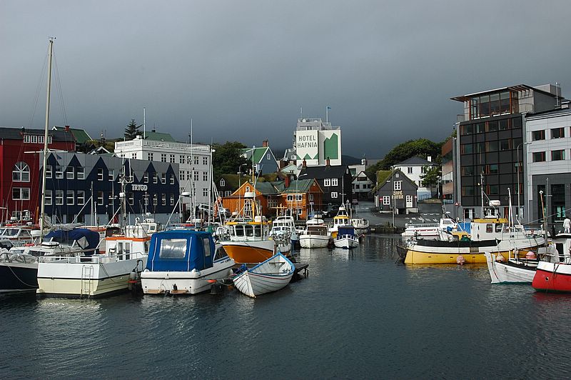 Der Hafen von Torshavn