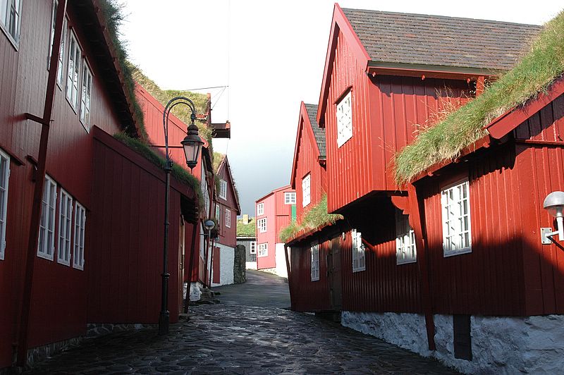 In der Altstadt von Torshavn