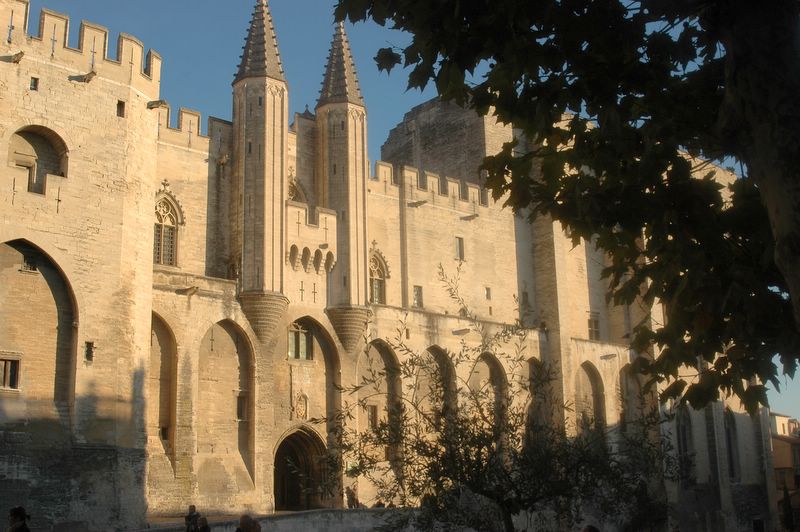 Der Palast der Päpste in Avignon