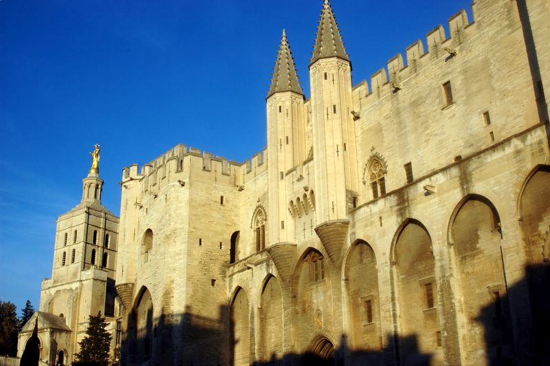 Der Palast der Päpse in Avignon