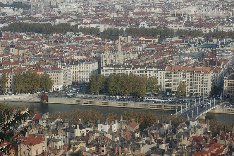 Blick auf Lyon