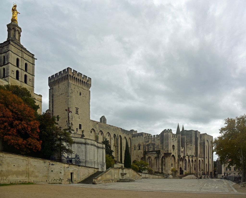 Der Palast der Päpste in Avignon