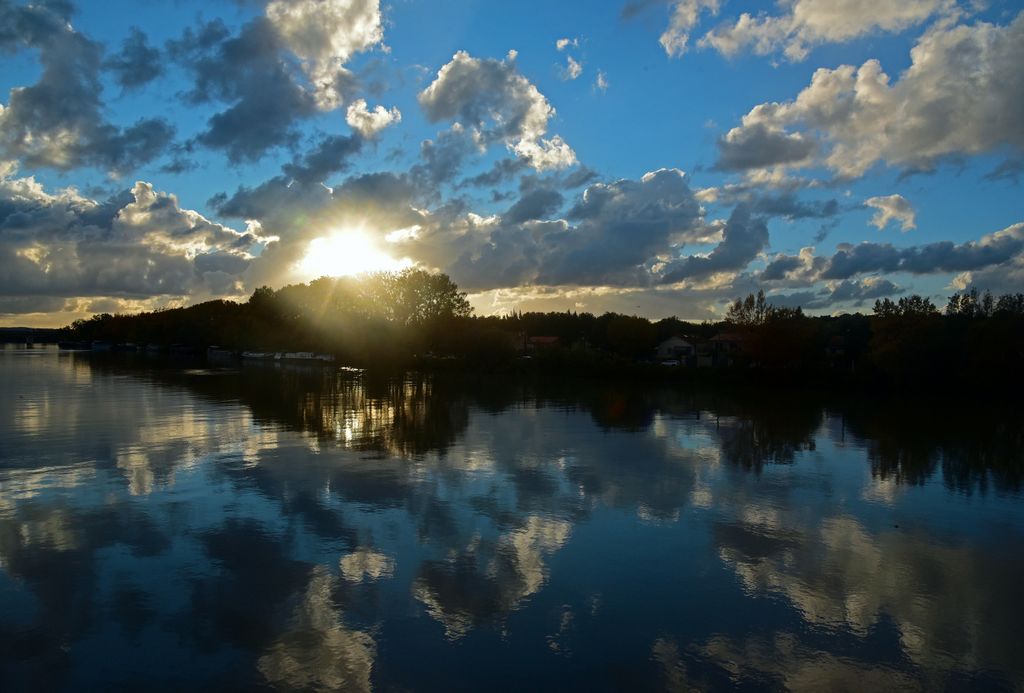 Nach dem Regenende Richtung Avignon