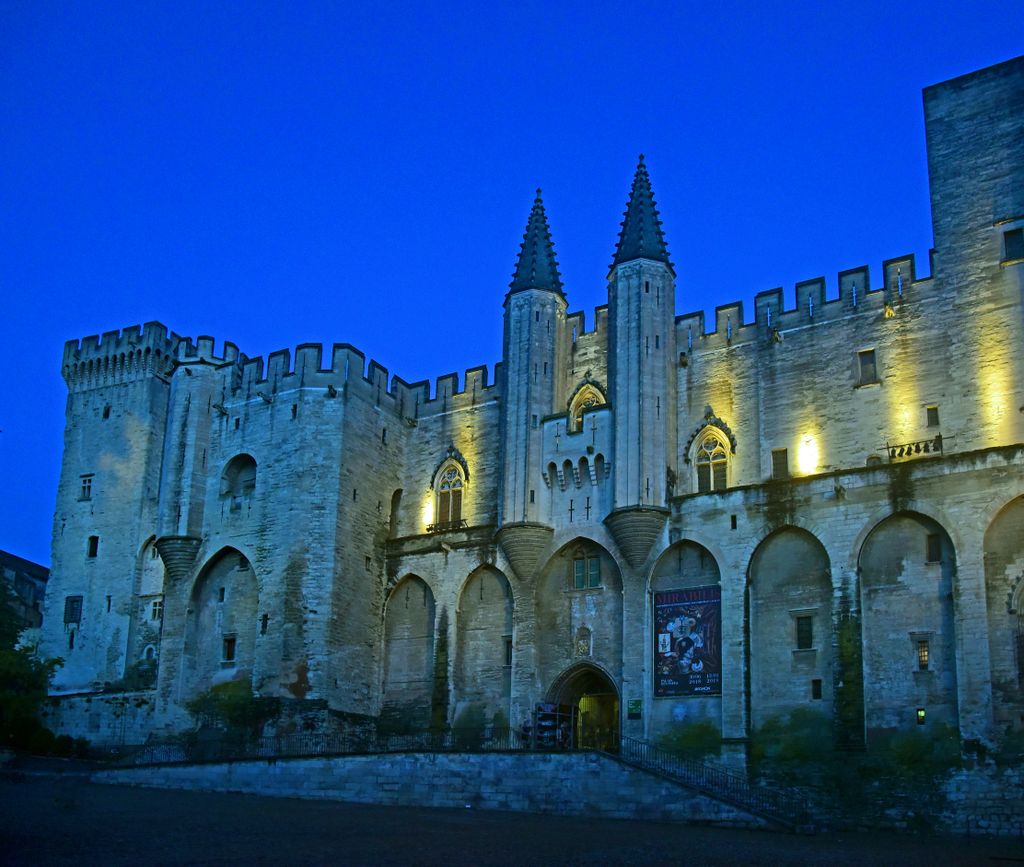 Der Palast der Päpste in Avignon