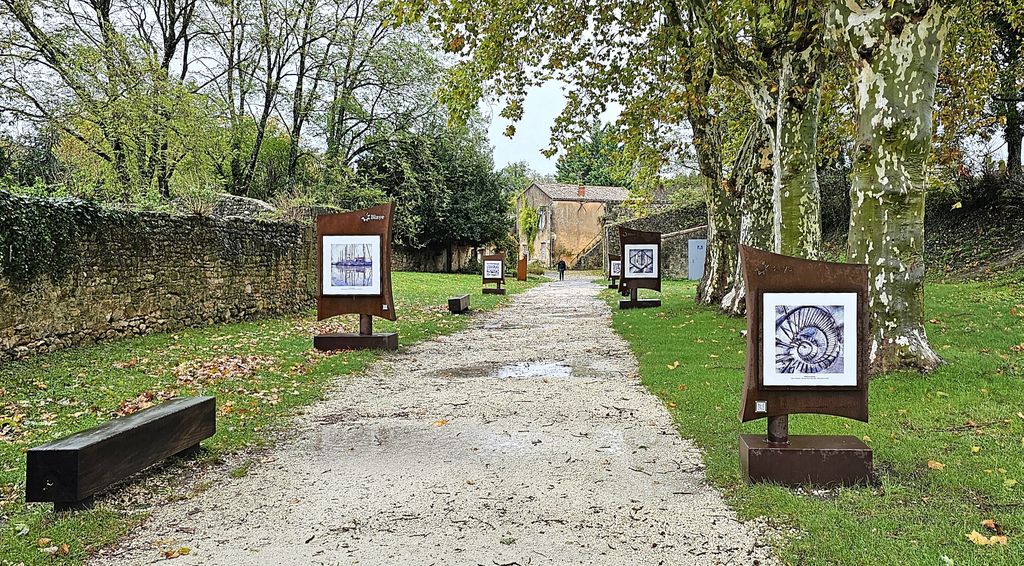 Die Allée des Arts in der Zitadelle in Blaye