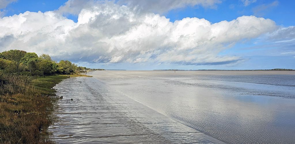 Ein Strand nahe Fort Médoc