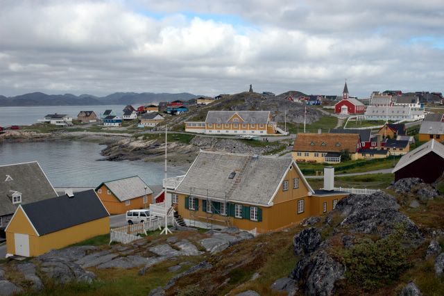 Das historische Viertel von Nuuk