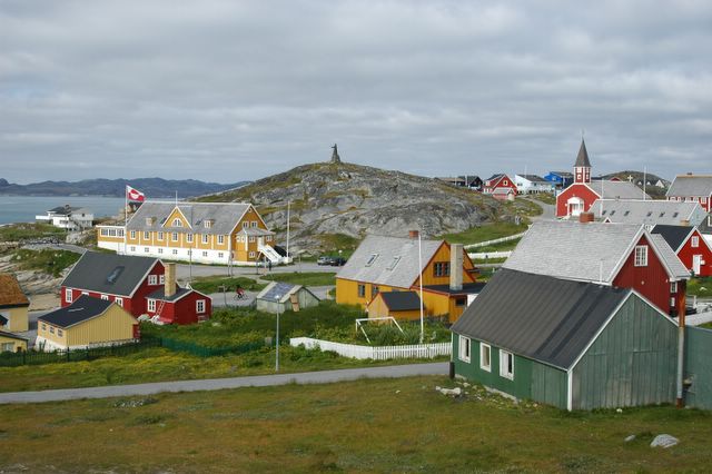 Das historische Viertel von Nuuk
