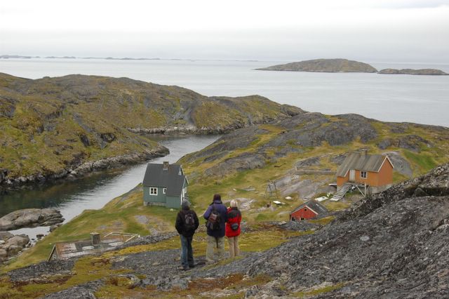 Besucher in Kangeq