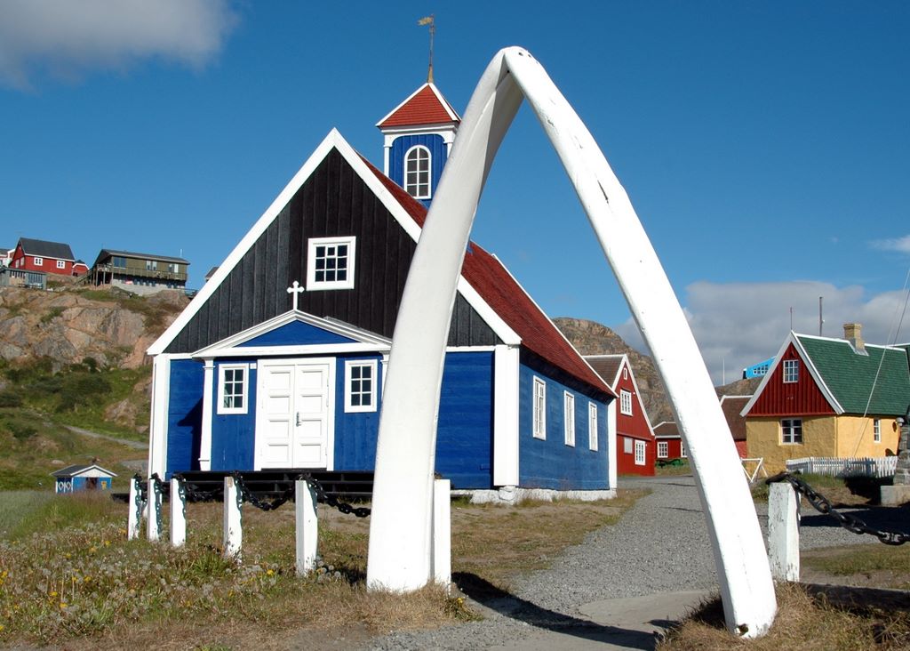 Die älteste Kirche von Grönland in Sisimiut