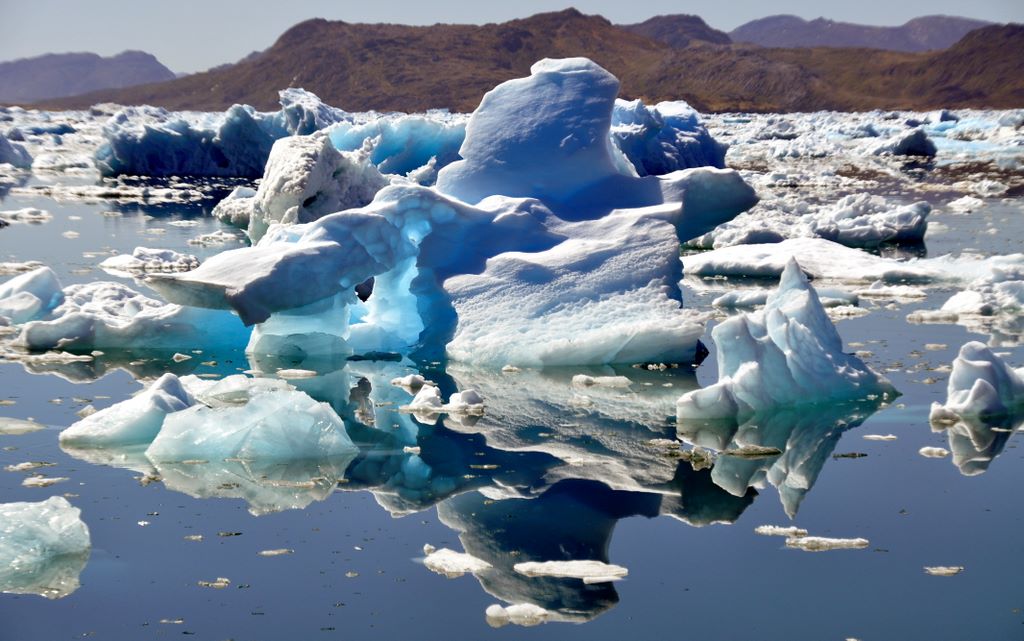 Eisberge vor Narsaq