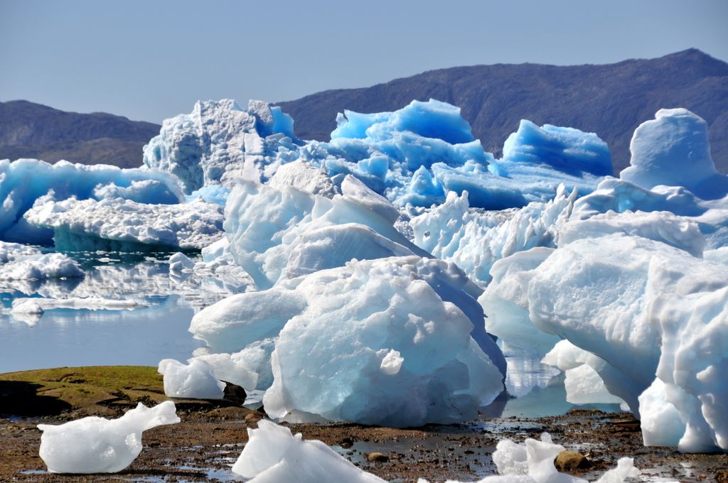 Eisberge vor Narsaq