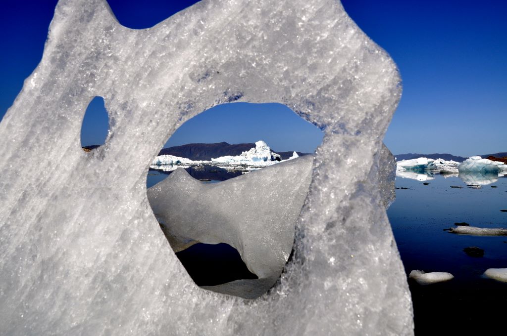 Eisberge vor Narsaq, Grönland