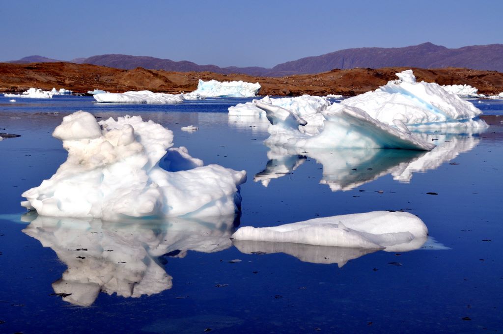 Eisberge vor Narsaq