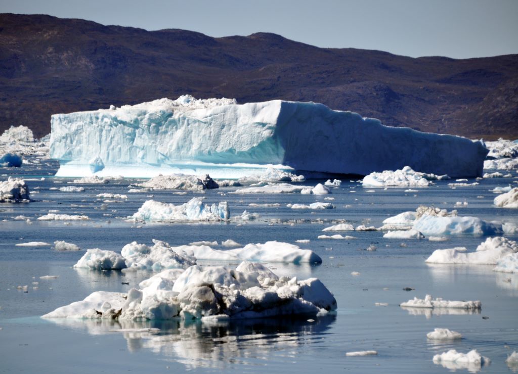 Eisberge vor Narsaq