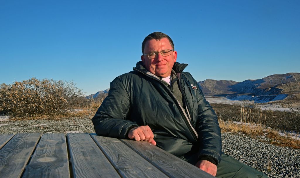 Zinni in der Nähe vom Flughafen Kangerlussuaq