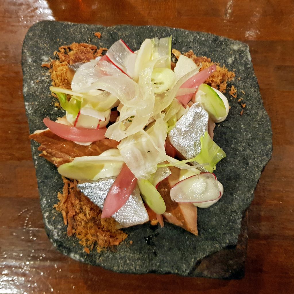 Forelle auf dreierlei Art, Restaurant „Kalaaliaraq“, Nuuk