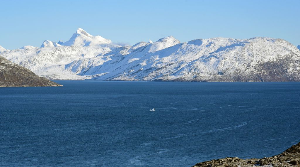 In der Nähe vom Flughafen von Nuuk