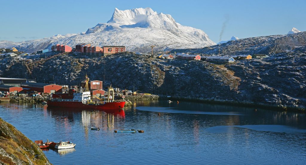 Der Hafen von Nuuk