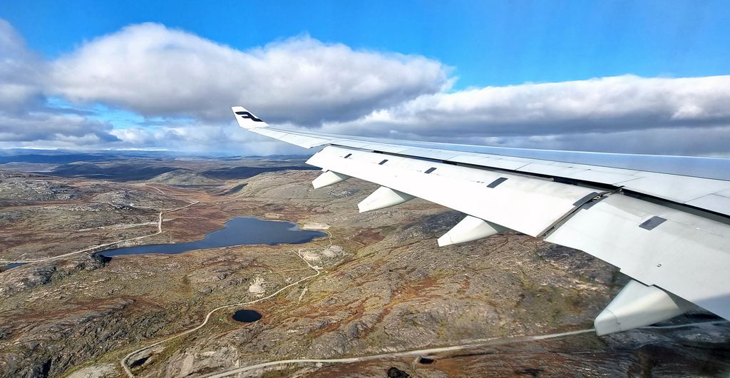 Anflug auf Kangerlussuaq