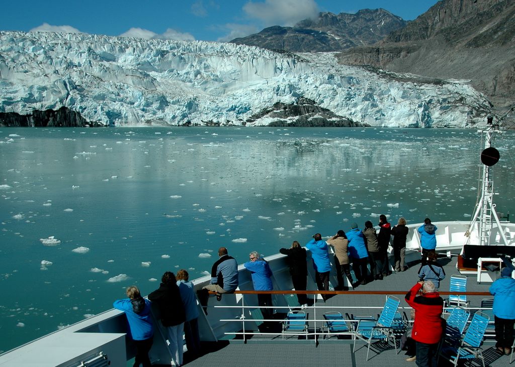 Die MS FRAM im Evighed Fjord