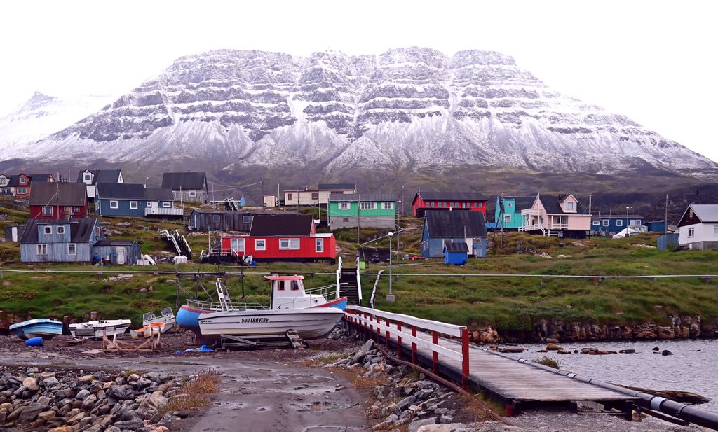 Blick auf Qeqertarsuaq