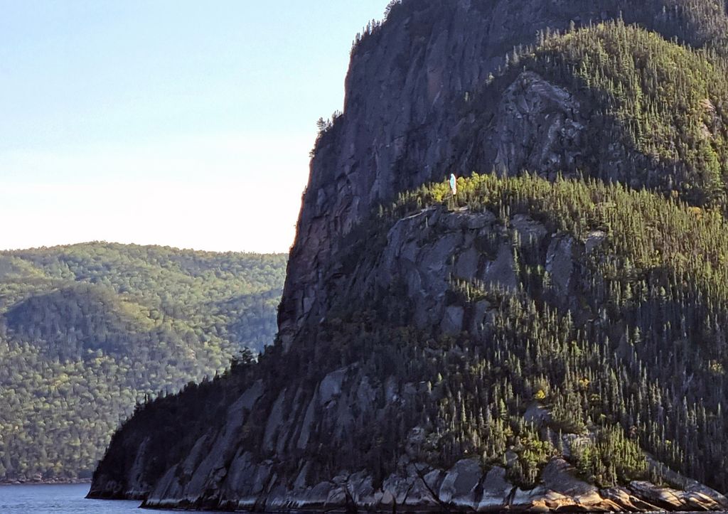 Die Statue of Our Lady of Saguenay in der Nähe von Saguenay